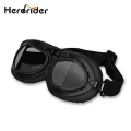 Black Motorcycle Goggles Vintage Scooter Glasses Goggles For Motorbike Bike - Glasses - Officematics.com