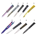 Personality Creative Car Sticker For Fantasy Butterflies Knives Sunscreen Waterproof Pvc Stickers Car Camper Decor Accessories -