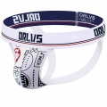 ORLVS Men's Sexy Briefs Jockstrap Gay Slip Thongs Homme Srting Underwear Men Pouch Cuecas Man Cotton Panties Mesh Underpant