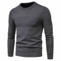 Men 2020 Winer New Casual Solid Thick wool Cotton Sweater Pullovers Men High Elasticity Fashion Slim Fit O Neck Sweater Men|Pull