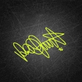 Signature Motorcycle Sticker Waterproof Motorcycle Reflective Decal| | - Officematics.com