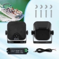 100w 4 Inch Marine Waterproof Bluetooth Box Speakers Compact Audio Stereo Sound System Speaker For Boat Golf Cart Atv Utv - Spea