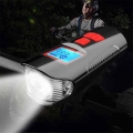 Bicycle Computer LCD Screen Wireless Speedometer Digital Odometer MTB Bike Bycycle bell T6 LED cycling Front Light 3 Version