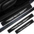 Kia Rio 3 4 K2 K3 X-line Car Door Sill Pedal Board Pedal Cover Trim Carbon Fiber Rear Bumper Trunk Board Sticker Auto Parts - Ca