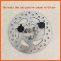 2 Pcs MTB Metal Brake Pad 1pcs 120mm Brake Disc Kit for Xiaomi Mijia M365 Pro Electric Scooter Part Replacement Repair Accessory