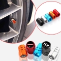 4pcs Car Five-color Aluminum Valve Car Logo For Bmw M E88 F20 F21 F40 F44 F45 G42 F34 F35 G20 G21 G28 G22 G23 G26 G30 G31 G11 -