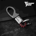 For Yamaha Tenere 700 Tenere700 2015-2021 Motorcycle Accessories Custom Logo Hanging Waist With Metal Leather Cord Keychain - De