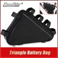36V 48V 60V 72V E BIKE Electric Bicycle Triangle Battery Bag Black Bicycle Frame Triangle Bags Max load 126 cells|Electric Bicyc