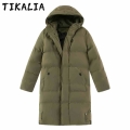 Winter Jacket Men Long Parkas Puffer Jacket Men Thicken Long Overcoat Men Outwear Warm Coat Hooded Windproof Coat Plus Size|Park