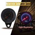 Universal LED Backlight Motorcycle Tachometer Meter Tachometer Gauge Rev Counter 0 13000 RPM|Instruments| - Officematics.com