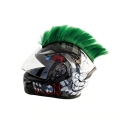 Colorful Helmet Decorations Hair Punk Bicycle Universal Synthetic Wigs Helmet Hawks Mohawk Reusable Motorcycle Car Accessories -