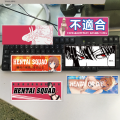 Anime Girl Graffiti Decal Waterproof Reflective Car Motorcycle Sticker 18cm - Car Stickers - Officematics.com