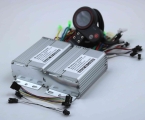 Dual Drive 36/48/60v 450/500w Bldc Electric Scooter Controller E-bike 2 Pcs Brushless Speed Driver And 1pcs Lcd Display One Set