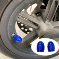 4PCS Scooter Valve Caps Universal Aluminum Alloy Schrader Valve Caps for Xiaomi Mijia M365 Ninebot MAX G30 Scooter Accessories|S