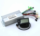 GREENTIME 24V/36V/48V/60V 500/600W BLDC motor controller E bike brushless speed driver and GT 100 LCD Display one set|Electric