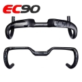 2019 New Ec90 Carbon Fiber Carbon Fiber Highway Bicycle Thighed Handle Carbon Handlebar Road Bike Handlebar 400 420 440mm - Bicy