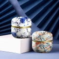 Tea Containers Candle Cans Tea Box Candy Snacks Small Round Cans Mini Portable Tin Cans Packaging|Tea Caddies| - Officematics.