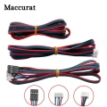 Stepper Motor Cables/wire Xh2.54 4pin Dupont Connector Extension To 6pin White Terminal Line 3d Printer Parts 50/80/100/150cm -