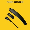 Tire Tyre Splash Mudguard Front Rear Fender Shelf for Xiaomi Mijia Qicycle EF1 Electric Bike Bicycle Kickstand Tripod Support|fo