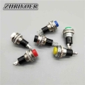 6pcs 10mm Ds-316 Self-reset Push Button Switch Momentary 1a/125vac 2pin 6color - Switches - Officematics.com