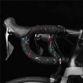 WEST BIKING Road Bike Racing Handlebar Straps PU Non slip Colorful Lines Riding Handlebar Tape Ultralight MTB Accessories|Handle