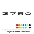 2 X New Sales motorcycle bike Fuel tank Wheels Fairing notebook Luggage helmet MOTO Sticker decals For KAWASAKI Z750|Decals &amp