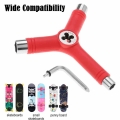 1Pc Metal Skateboard Wrench T/Y Shape All In One Universal Longboard Screwdriver Roller Skate Tool Multi Function Roller Wrench|
