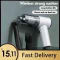 Mini Wireless Car Vacuum Cleaner Super Strong Suction 4500pa Portable Handheld Auto Vacumm Cleaner For Office Home Car - Vacuum