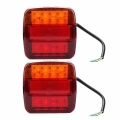 2pcs 12V 20LEDs Boat Truck Trailer Rear Tail Light Indicator Stop Brake Lamp Turn Signal Light Waterproof|Truck Light System|