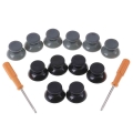 New 7pcs/set Black Gray 3d Analog Stick For Xbox 360 Controller Thumbsticks Caps For X Box 360 Gamepad Repair Parts With Tool -