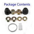 Ebike Hub Motor Axle M12/M14 Lock Nut Lock Washer Spacer Nut Cover Replaceable Electric Bike Hub Motor Nuts Cycling Parts|Electr