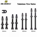 BLOOKE Tubeless Tire Valve for MTB Road Bike 34 46 60 80mm aluminum alloy Tire Valve Bicycle Accessories|Valve| - Officematics