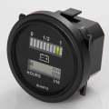 Battery Percentage Gauge ROUND LED Battery Indicator Hour Meter for Golf Carts Car Electric Vehicle Scooter Motorcycle BI004|bat