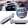 2pcs Wind Energy No Need External Power Supply Car Daytime Running Lights 8 Led Drl Daylight Headlight Lamp - Signal Lamp - Offi