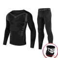 Men Motorbike Thermal Underwear Motorcycle Absorb Sweat Suits Skiing Warm Base Layers Sportwear Tight Long Shirt Tops Clothes -