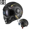 Cyril Retro Motorcycle Helmet Four Seasons Universal Combination Half Helmet - Helmets - Officematics.com
