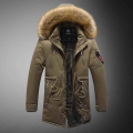 Winter Warm Thick Parkas Jacket Men 2021 New Fleece Hooded Outerwear Coats Windproof Mens Casual Solid Velvet Parka Windbreaker|