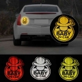 1PC New Personality Reflective Baby in Car Window Bumper Sticker Vinyl Decal Cute Sign Sticker|Car Stickers| - Officematics.co