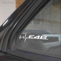 Black White Car Sticker Windows Door Decal Styling For BMW E28 E30 E34 E36 E37 E38 E39 E39 E46 E60 E80 E90 F10 F20 F30|Car Stick