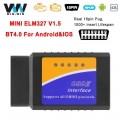 NEW OBD2 ELM327 V1.5 Scanner Bluetooth Compatible OBD 2 OBD2 Code Reader ELM 327 V 1 5 Car Diagnostic Auto Tool OBD2 IOS Android