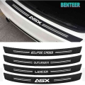 Carbon Fiber Car Rear Bumper Sticker For Mitsubishi Lancer Outlander Asx Eclipsecross Accessories - Car Stickers - Officematics.