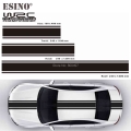 New Wrc Fia World Rally Championship Stripe Set Car Hood Roof Trunk Vinyl Sticker Racing Rally Sports Pvc Decal Car Accessories