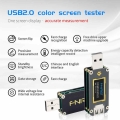 FNB28 Current And Voltage Meter USB Tester QC2.0/QC3.0/FCP/SCP/AFC Fast Charging Protocol trigger Capacity Test on Officematics