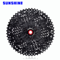 Sunshine Black Bicycle Freewheel Mountain Bike Cassette 8/9/10/11/12 Speed Shimano Hg Structure Specification For Shimano/sram -