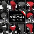 Alcantara Suede Wrapping Car Gear Shift Knob Cover For Audi A3 A4l A5 A6 A6l A7 Q5 Q5l Q7 S6 S7 Q2l Tt Ttrs Rsq3 Rs3 Rs4 Rs5 Rs6