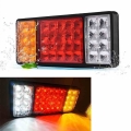 Ladiami 2pcs 36 LED Tail Light 24V Rear Brake Lamp Stop Turn Indicator Lamps For Car Truck Trailers Van Reverse Indicator|Truck