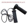 1 Pair Throttle 24V 36V 48V 60V 72V 84V 96V Accelerator Twist Gas Handle for Electric Bicycle/e bike/Scooter/BLDC Controller|Ele