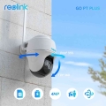 Reolink Go Pt Plus 4mp Battery 4g Sim Card Network Camera Wild Video Surveillance Ip Cam Lte Pan&tilt Human Car Detection -