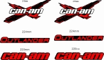 Creativity Car Stickers For Brp Can-am Decal Sticker Kit Pvc Sticker Cover Scratches Sunscreen Waterproof - Car Stickers - Offic