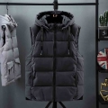 Winter Men's Sleeveless Jacket Big Sizes 7XL Black Vest Autumn Casual Warm Thick Coats Male Cotton Padded Men Waistcoat Vest